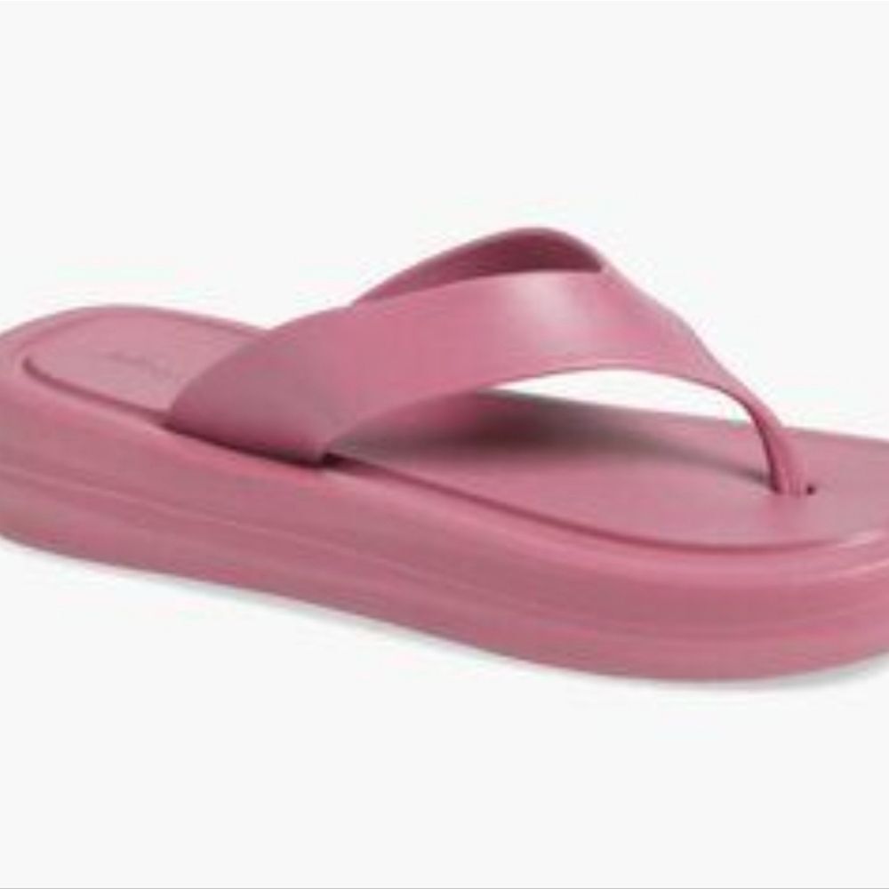 Jeffrey Campbell Darcie Flip-Flop Sandals- Pink